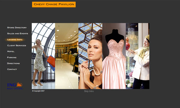 Chevy CHase Pavillion Website